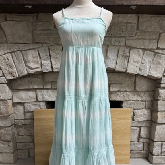 NWT Aerie Tiered Flowy Maxi Dress - Picture 4 of 12
